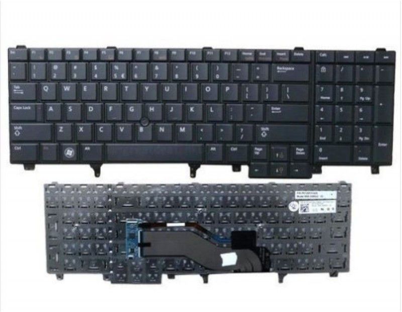 SellZone Laptop Keyboard for Dell Latitude E5520, E6530, E6520 / Internal Laptop Keyboard  (Black)