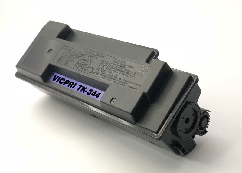 VICPRI TK-344 Black Compatible Toner Cartridge for Kyocera FS-2020, FS-2020D, FS-2020DN Black Ink Toner