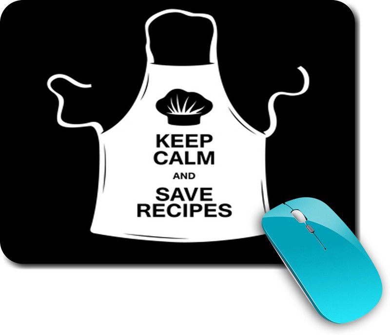 whats your kick Cooking | Food | Kitchen | Stylish |Creative | Printed Mouse Pad/Designer Waterproof Coating Gaming Mouse Pad For Computer/Laptop (Multi18) Mousepad  (Multicolor)