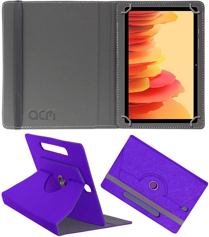 ACM Flip Cover for Samsung Galaxy Tab A7 Lte Sm-T505Nzdpinu  (Purple, Cases with Holder, Pack of: 1)