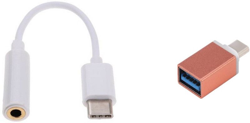 Statusbright T113 USB Adapter  (Rose Gold, White)