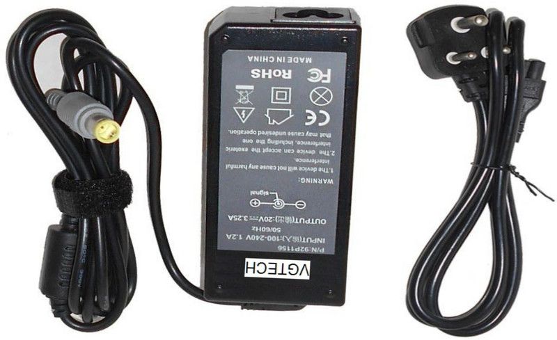 Procence Laptop Adapter compatable with Ibm Lenovo Edge 11 0328-28J 65 W Adapter  (Power Cord Included)