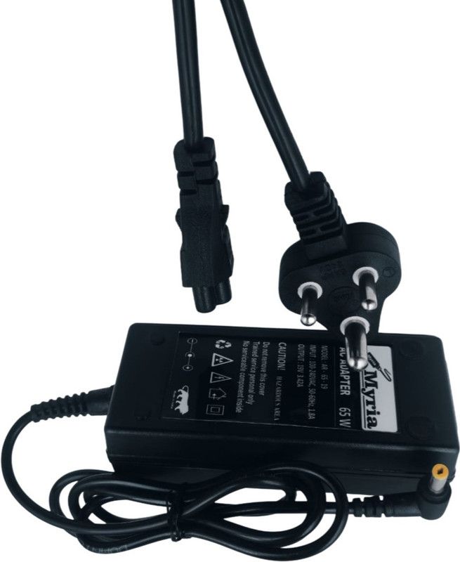 Myria ASAR V5-121 ^ V5-122 ^ V5- 131 ^ V5-132 19 V 3.42amp 65 W Adapter  (Power Cord Included)