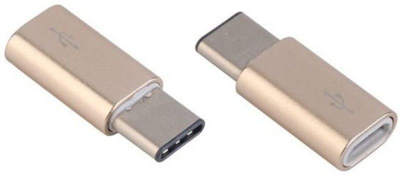 OLECTRA TYPE C TO MICRO USB CONVERTER METAL ADAPTOR PACK OF 2 USB Adapter USB Adapter  (Multicolor)