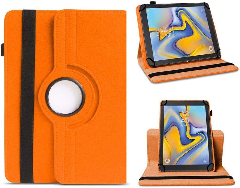 realtech Flip Cover for Honor Tablet V7 Pro (11 Inch 2021 Modal)  (Orange, Rugged Armor, Pack of: 1)