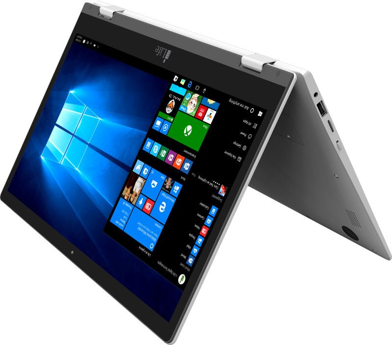 LifeDigital Zed Series Atom Quad Core - (2 GB/32 GB EMMC Storage/Windows 10 Home) Zed Note II 2 in 1 Laptop  (13.3 inch, Silver, 1.45 kg)