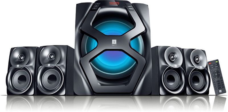 iball Breathless BT49 Mini Hi-Fi System  (Black)