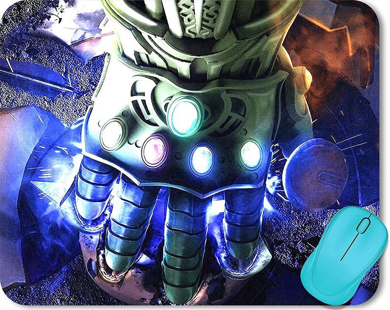 ZORI Avengers - Gauntlet Gaming Mouse Pad - Computer Laptop PC| WFH Office | Anti-Skid, Anti-Slip, Rubber Base | Avengers Superhero Mousepad  (Gaunlet_01)