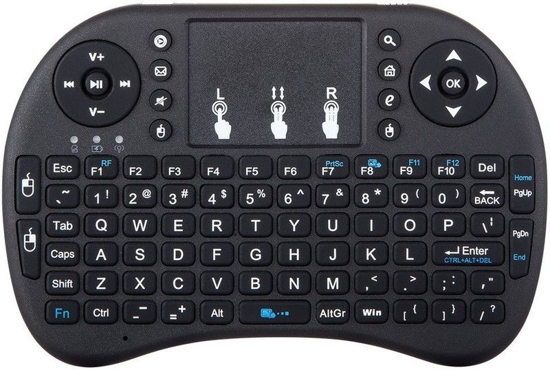 REES52 Mini Wireless Keyboard Wireless Multi-device Keyboard  (Black)