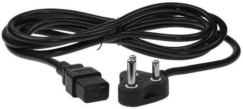 TEQGO Power Cord 5 m HIGH QUALITY COMPUTER/MONITOR/PRINTER  (Compatible with COMPUTERS, PRINTER, MONITOR, XEROX MACHINE, Black, One Cable)