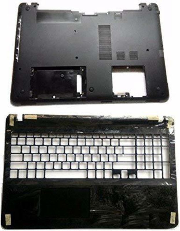 TravisLappy Back Replacement Cover for Touchpad & Bottom Base for Sony Vaio Svf15 Fit15, Svf151, Svf152, Svf153, Svf1541  (Black)