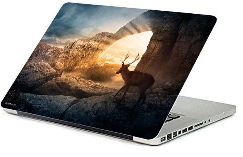 Sikhash Laptop Skin Sticker HD Printed Skin Sticker for Laptop Size upto 14 inch e66 Matte Finish Self Adhesive Vinyl Laptop Decal 14