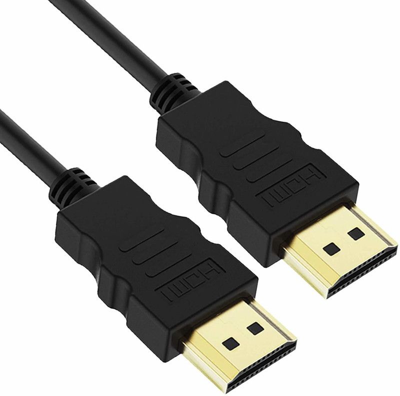 MVTECH HDMI Cable 1.5 m HDMI_1.5METER  (Compatible with LAPTOP, COMPUTER, GAMING CONSOL, WIFI ROUTER, TV, Black, One Cable)