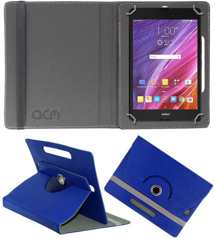 ACM Flip Cover for Asus Zenpad Z8  (Blue, Cases with Holder)