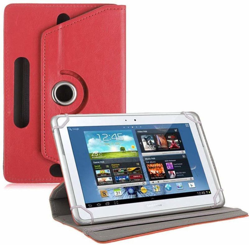 TGK Flip Cover for Samsung Galaxy Note 10  (Red, Cases with Holder, Pack of: 1)
