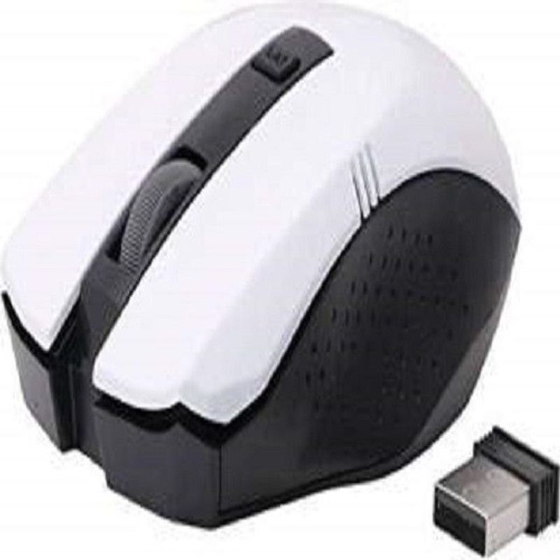 MME Premium Design With 2.4Ghz Wireless Optical Mouse Wireless Touch Gaming Mouse  (2.4GHz Wireless, BLACK & WHITE)