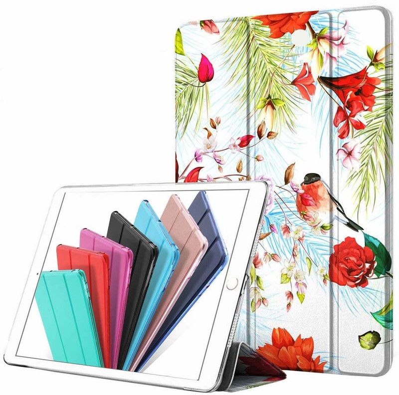 DuraSafe Cases Flip Cover for iPad PRO 9.7 Inch 2016 [ PRO 9.7 2016 ][ A1673 A1674 A1675 ] TriFold PC Transparent Back Cover  (Multicolor, Dual Protection, Pack of: 1)