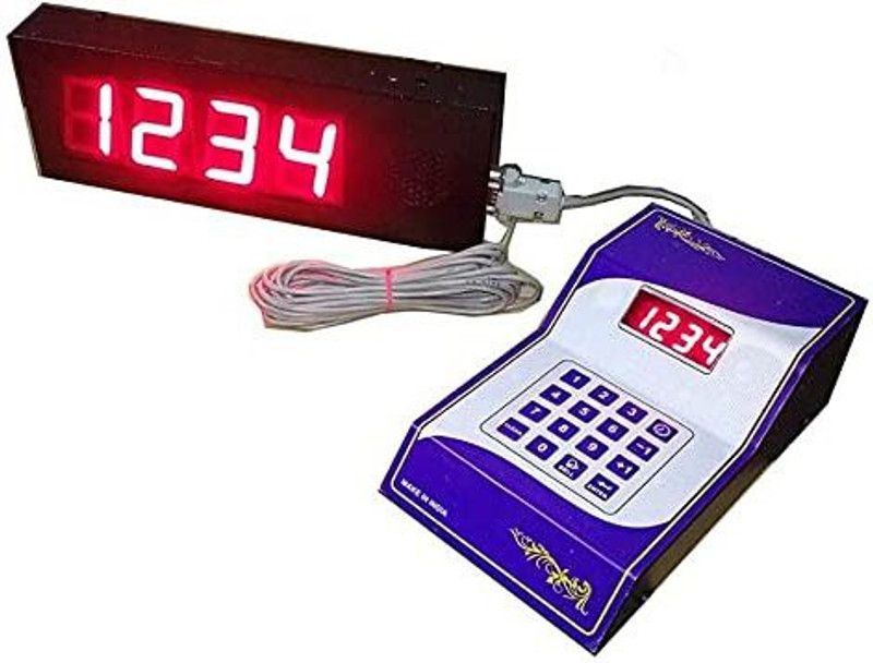 REVALS Token Display 3 Digit Token Display System with Ding-Dong Sound Token Display 3 Digit Token Display System with Ding-Dong Sound Outdoor PA System  (220 W)
