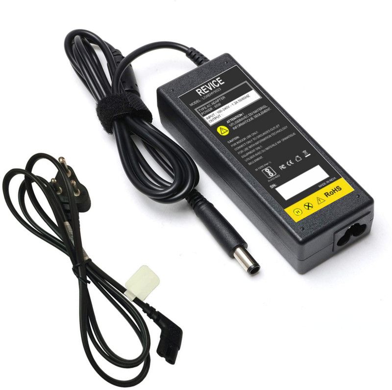 Revice Laptop charger for 15-1525, 0TR82J, 5470D-3328 19.5V 3.34A Pin 7.4 x 5.0mm 65 W Adapter  (Power Cord Included)