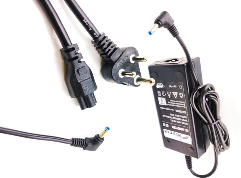 Myria Pavilion 15-P257TX, 15-P258NA, 15-P258NL, 15-P258TX Blue Tip 65 W Adapter  (Power Cord Included)