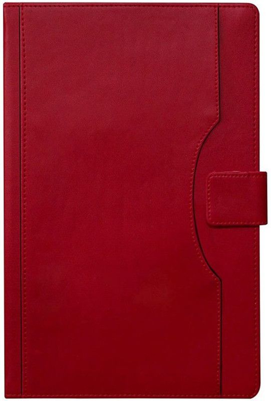 realtech Flip Cover for LG G Pad IV 8.0 FHD  (Red, Magnetic Case, Pack of: 1)