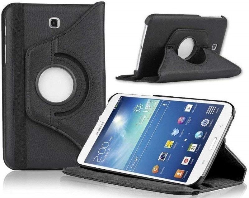 S-Hardline Flip Cover for Samsung Galaxy Tab4 7.0 T231, Stand-fold design  (Black)