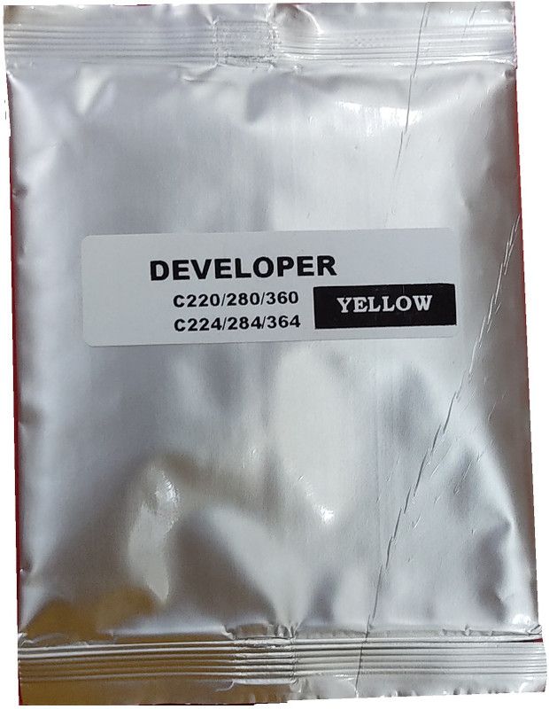 MOREL TN321 DEVELOPER FOR USE IN KONICA MINOLTA BIZHUB C220 / C224 / C258 / C280 / C284 / C308 / C360 / C364 / C368 COPIER COLOR YELLOW Yellow Ink Cartridge