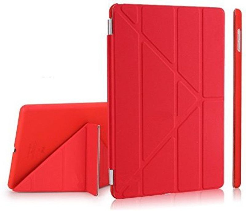 Midkart Flip Cover for Apple iPad 9.7 inch  (Red, Shock Proof)