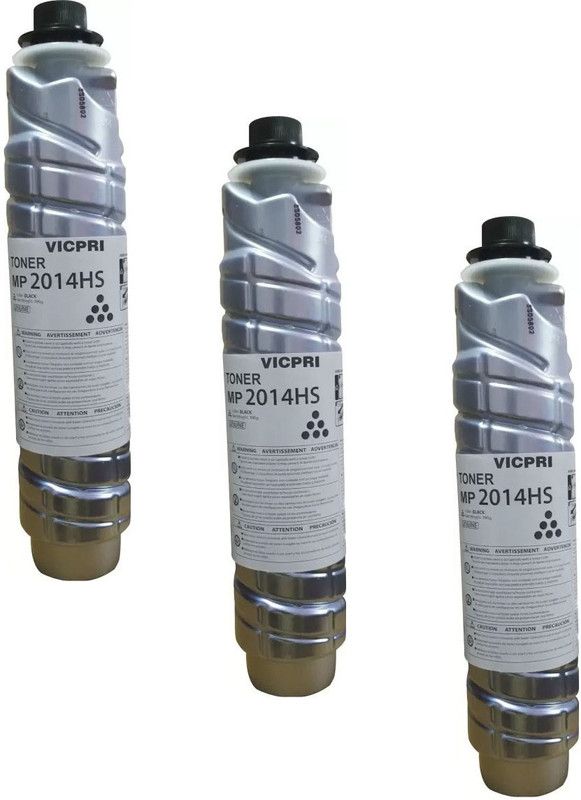VICPRI MP 2014HS Black Toner Cartridge Compatible For Use: Ricoh Aficio MP 2014 Printer Black Ink Toner