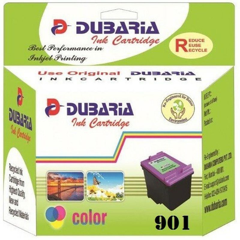 Dubaria 901 TriColor Ink Cartridge Compatible For HP 901 TriColor Ink Cartridge Tri-Color Ink Cartridge