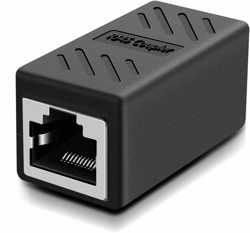 Fedus rj45 connector |lan connector |rj45 connector cover female to Female ethernet coupler pack of 1 Lan Adapter  (1000 Mbps)