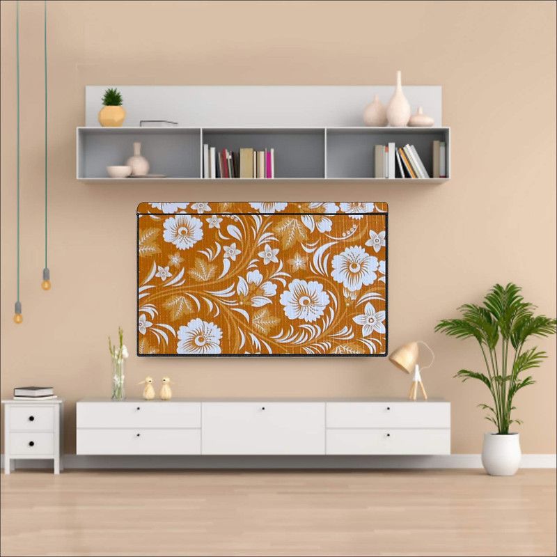 AAVYA UNIQUE FASHION AUF 43 inch LCD/LED TV Cover/Dust Proof for 43 inch TV/LCD/LED Monitor - AUF43LED34  (Red,Heart)