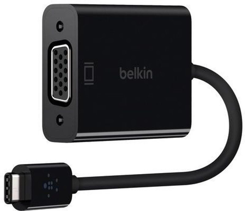 BELKIN Belkin USB-C to VGA Adapter USB Adapter  (Black)