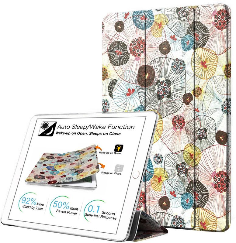 DuraSafe Cases Front & Back Case for iPad 7.9 Inch Mini 3 2 1 Gen [ Mini 3rd 2nd 1st ] Printed PC Dual Angle Stand Clear Flip Case  (Multicolor, Hard Case, Pack of: 1)