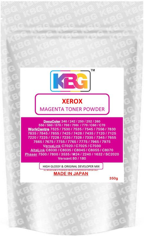 KBG For XEROX DC240 250 550 560 C60 7525 7545 7830 7835 7425 7345 C7020 C8030 SC2020 Magenta Ink Toner Powder