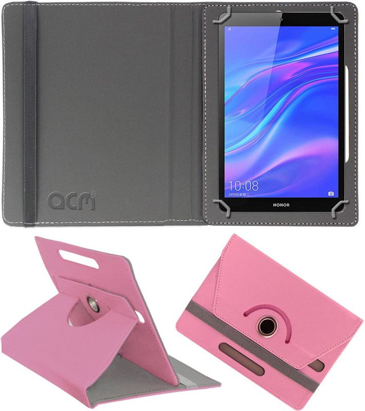 ACM Flip Cover for Honor Tab 5 8.0  (Pink, Cases with Holder)