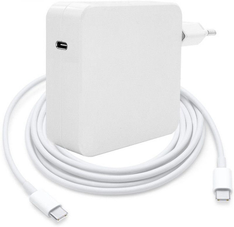 TECHCLONE Laptop Replacement 61W USB-C Power Adapter 61 W Adapter  (Power Cord Included)