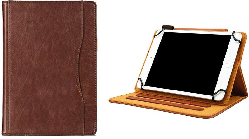 HARITECH Flip Cover for Lenovo Tab 4 10 Plus (10.1 inch)  (Brown, Magnetic Case)