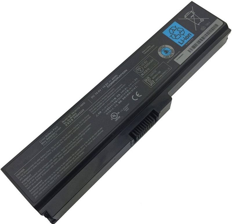 SellZone Replacement Laptop Battery Compatible For Toshiba PA3817U 1BRS PA3819U 1BRS Toshiba Satellite C655 L600 L675 L675D L700 L745 L750 6 Cell Laptop Battery