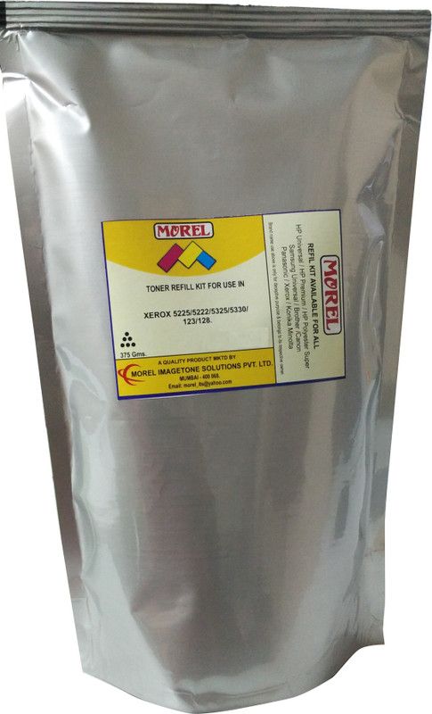 MOREL Premium Toner Powder for use in Xerox 5225 / 5230 / 123 / 128 / 5325 / 5330 Black Ink Toner