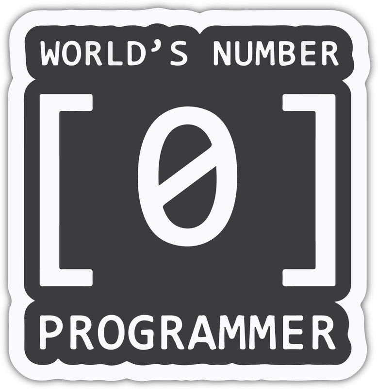 woopme Number 0 eprogrammer Laptop Trackpad Vinyl Laptop Decal 15.6