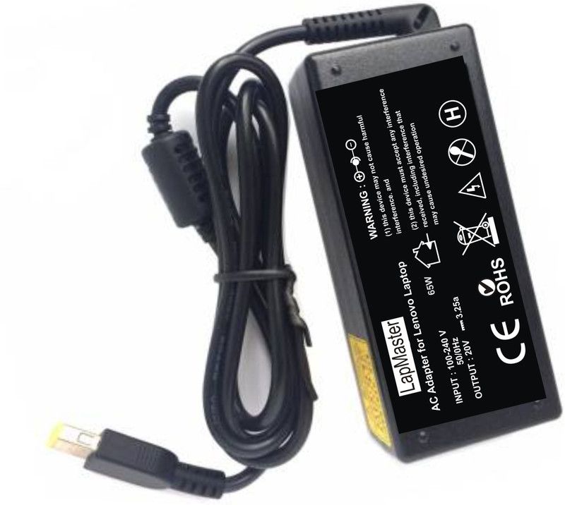 LAPMASTER P/N 36200301,36200302 65w 3.25a (USB Slim Pin) Adapter(Power Cord Included) 65 W Adapter  (Power Cord Included)