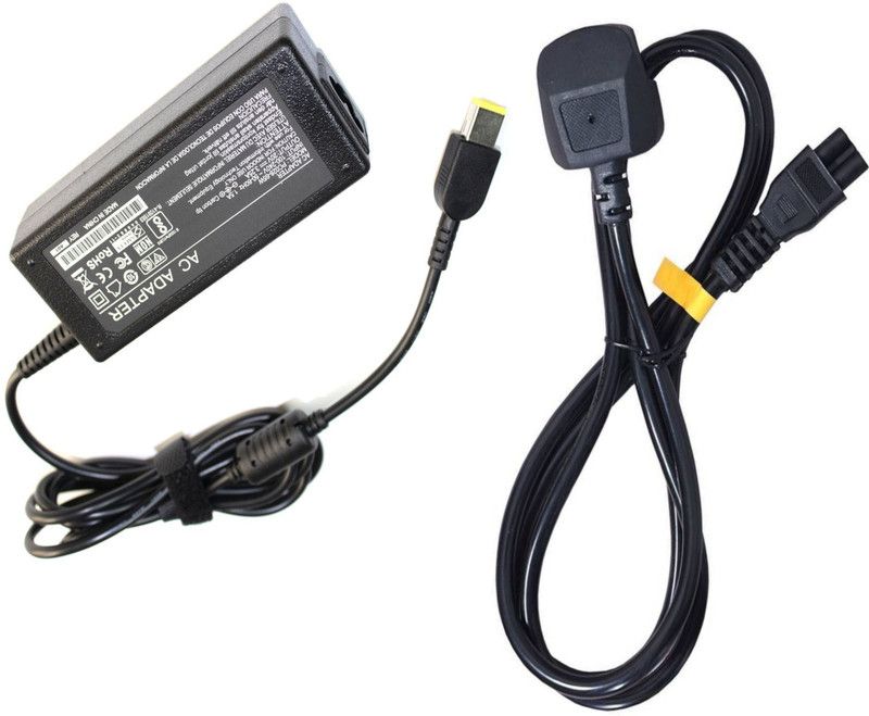 VGTECH _ Edge E431 6277-AYU/T440 20B6009E/X1 Carbon 3444-F7U 65 W Adapter  (Power Cord Included)