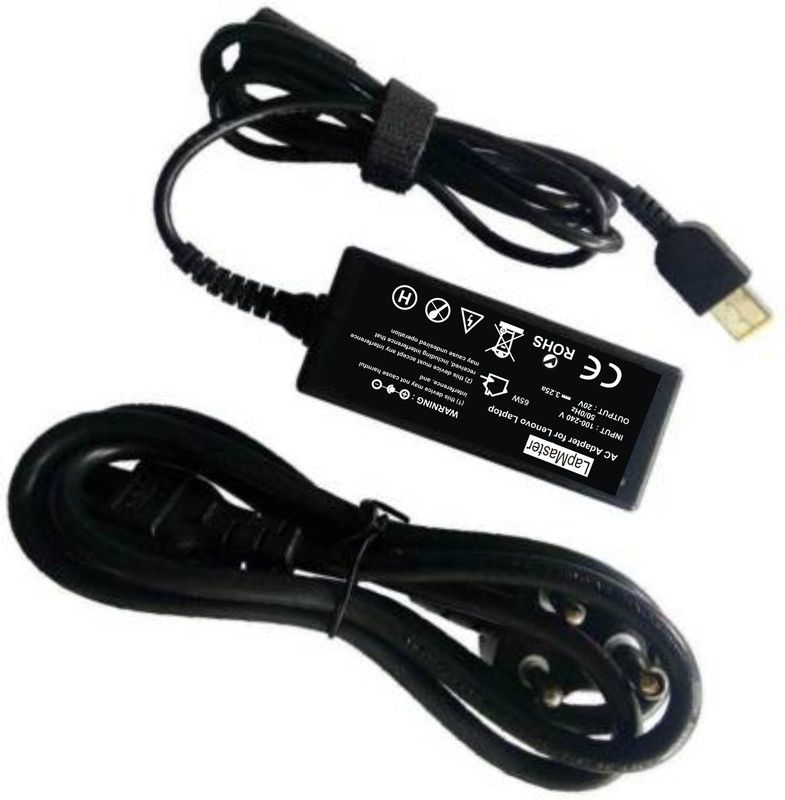 LAPMASTER U330p/U330 65w 3.25a (USB Slim Pin) Adapter(Power Cord Included) 65 W Adapter  (Power Cord Included)