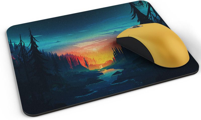 UTU Sunset Forest Mousepad  (Black)