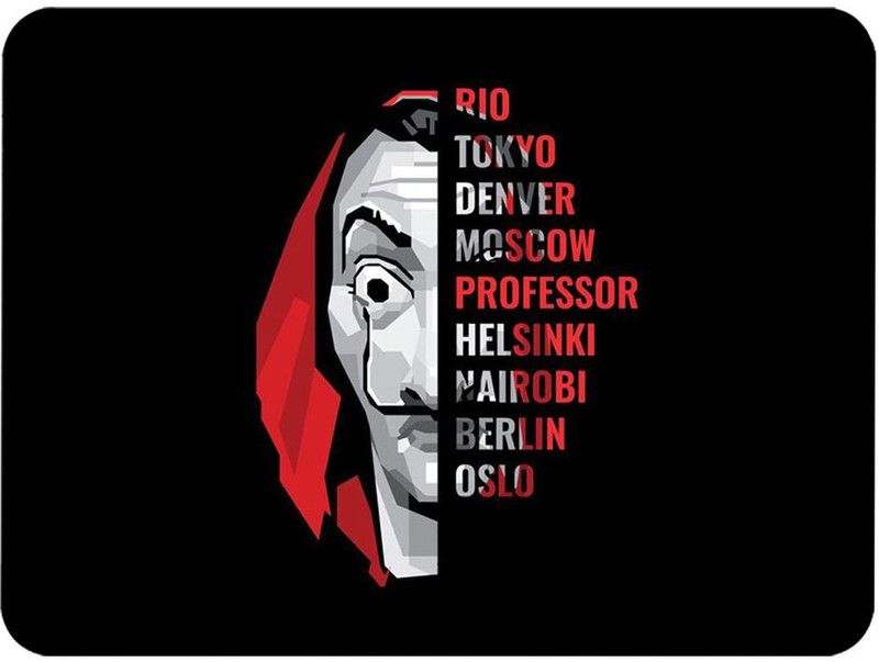 RAWAT TRADERS Money Heist Quotes Mouse Pad FKMP001013 Mousepad  (Multicolor)