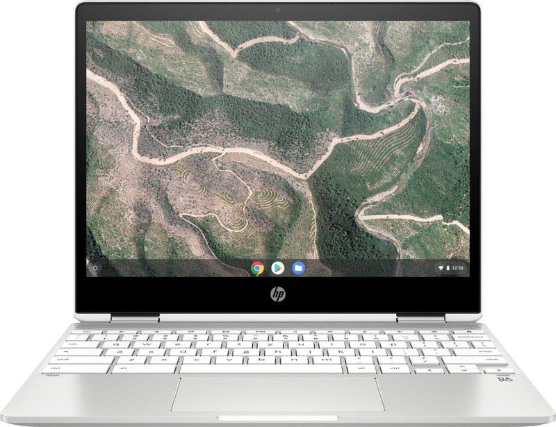 HP 12b Celeron Dual Core - (4 GB/Chrome OS) 12b-ca0010TU Chromebook  (12 inch, Mineral Silver, 1.35 kg)