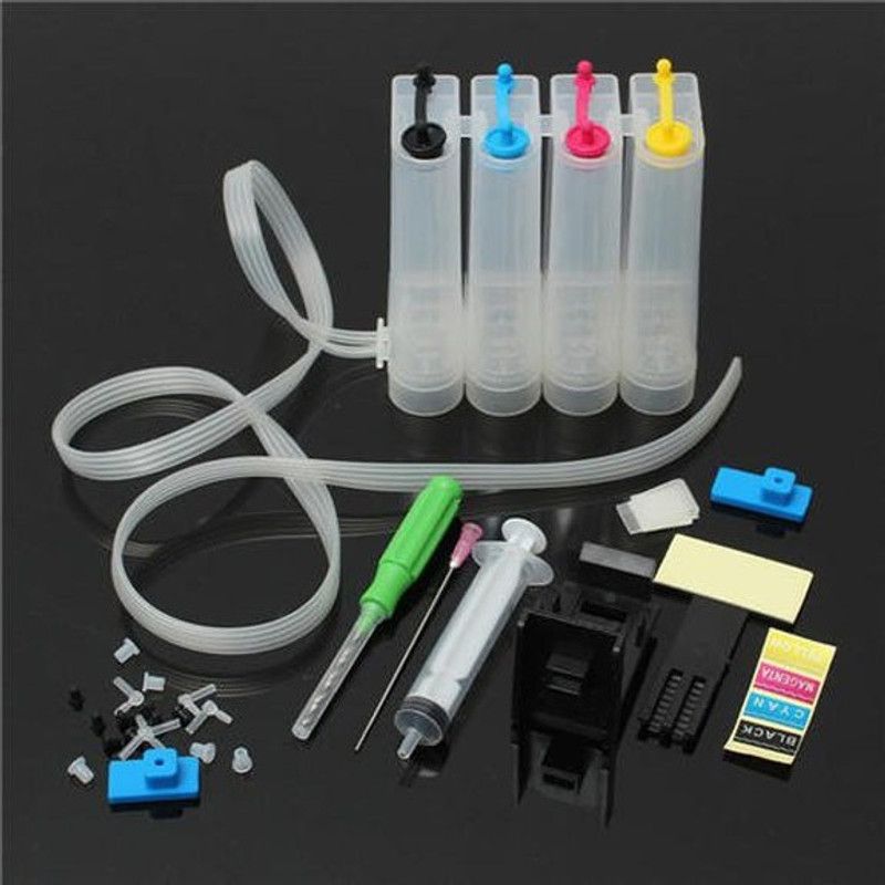 VICPRI CISS Ink Tank Kit Universal For Canon 810, 811, 740, 741, 745, 746 Ink Cartridges Multi Color Ink Single Color Ink Cartridge (Magenta, Cyan, Black, Yellow) Tri-Color Ink Toner