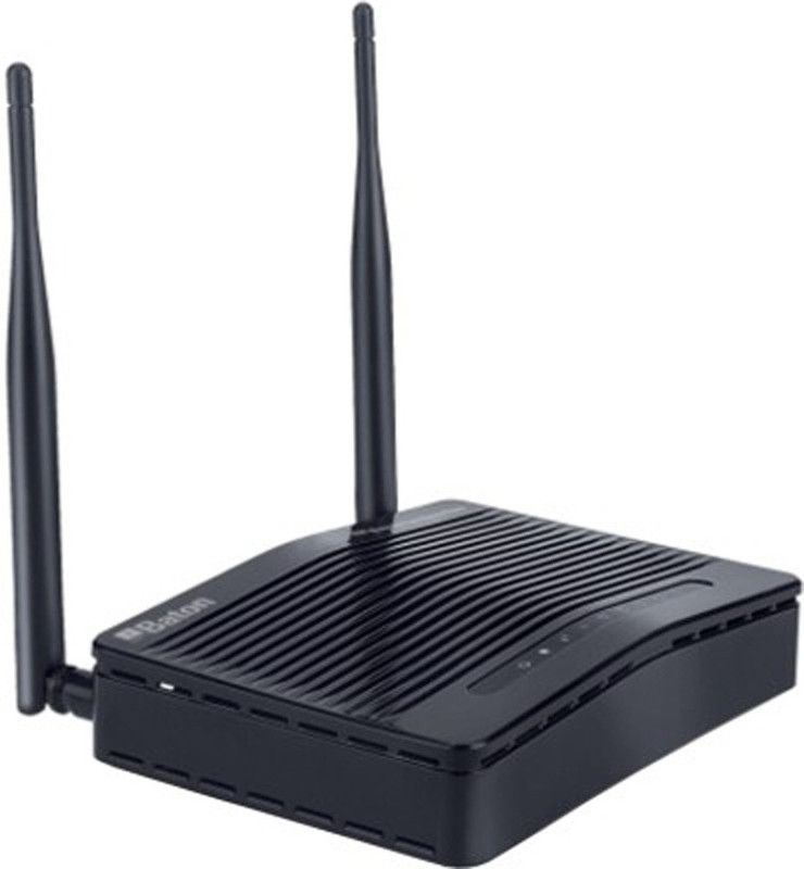 iball iB-WRX300NP Baton Extreme High Power Deewar Tod Wi-Fi 300 Mbps Wireless Router  (Black, Single Band)