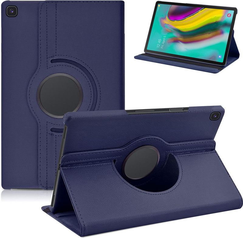TGK Flip Cover for Samsung Galaxy Tab S5E LTE 10.5 inch Tablet  (Blue, Dual Protection)